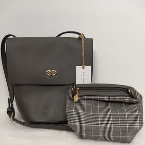 Expressions NYC Luxury Vegan Leather Bucket & Belt